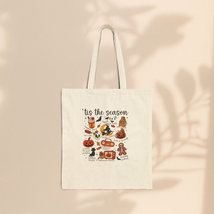 Halloween Cotton Canvas Tote Bag
