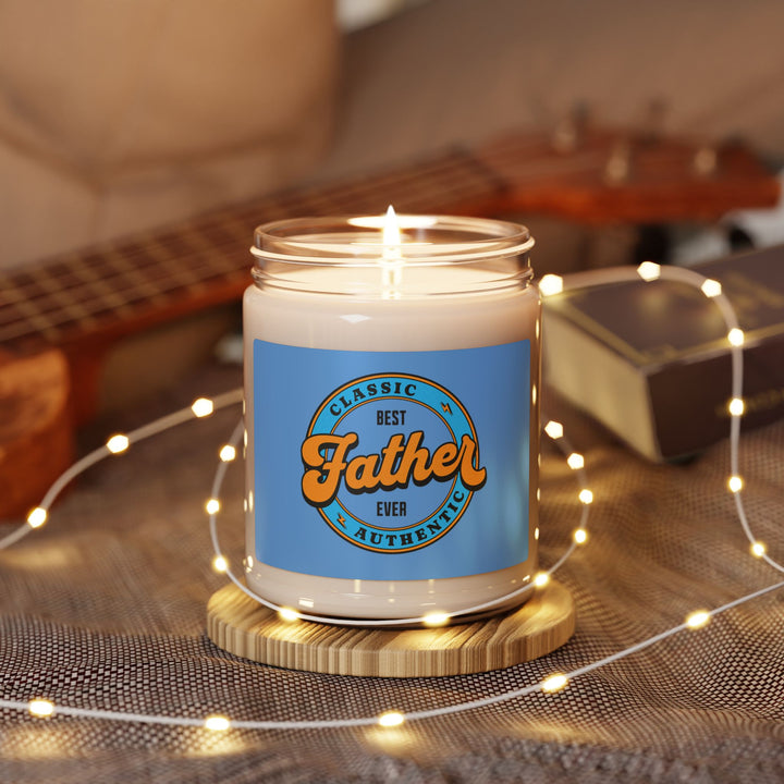Best Father Ever Scented Soy Candle - Perfect Gift for Dad