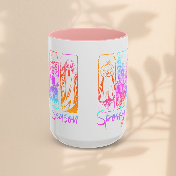 Spooky Season Accent Coffee Mug – Halloween Ceramic Cup (11oz, 15oz)