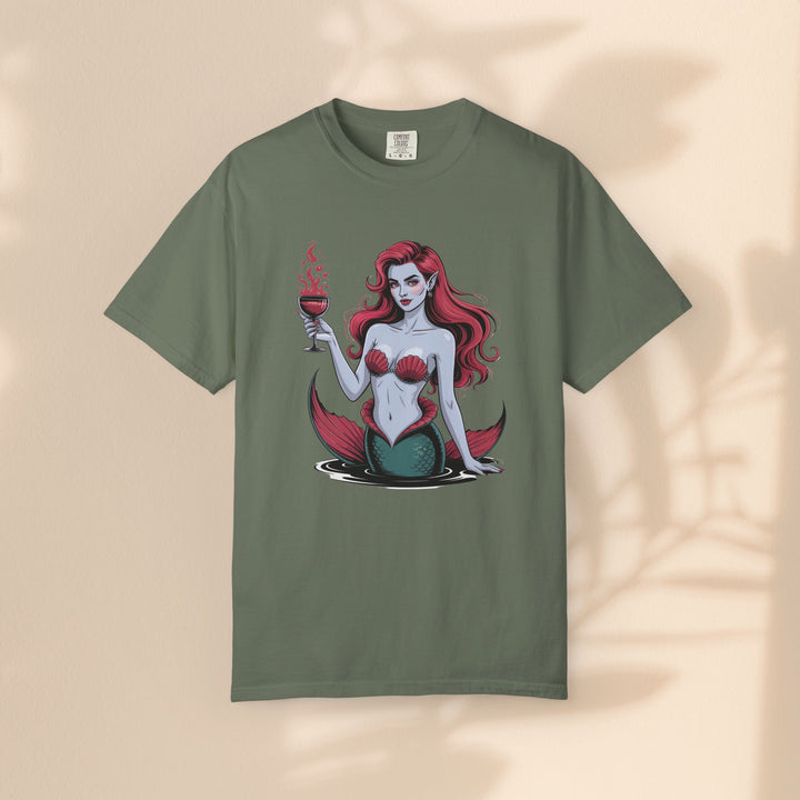 Mermaid-Themed Unisex T-Shirt – Fun Summer Apparel, Beach Lover Gift, Vintage Style Tee