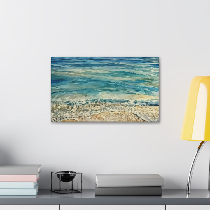 Stretched Beach Art Canvas Print