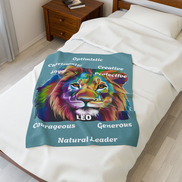 Velveteen Plush Blanket - LEO