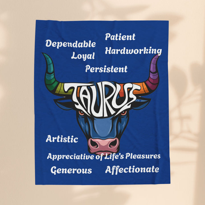 Velveteen Plush Blanket - Taurus