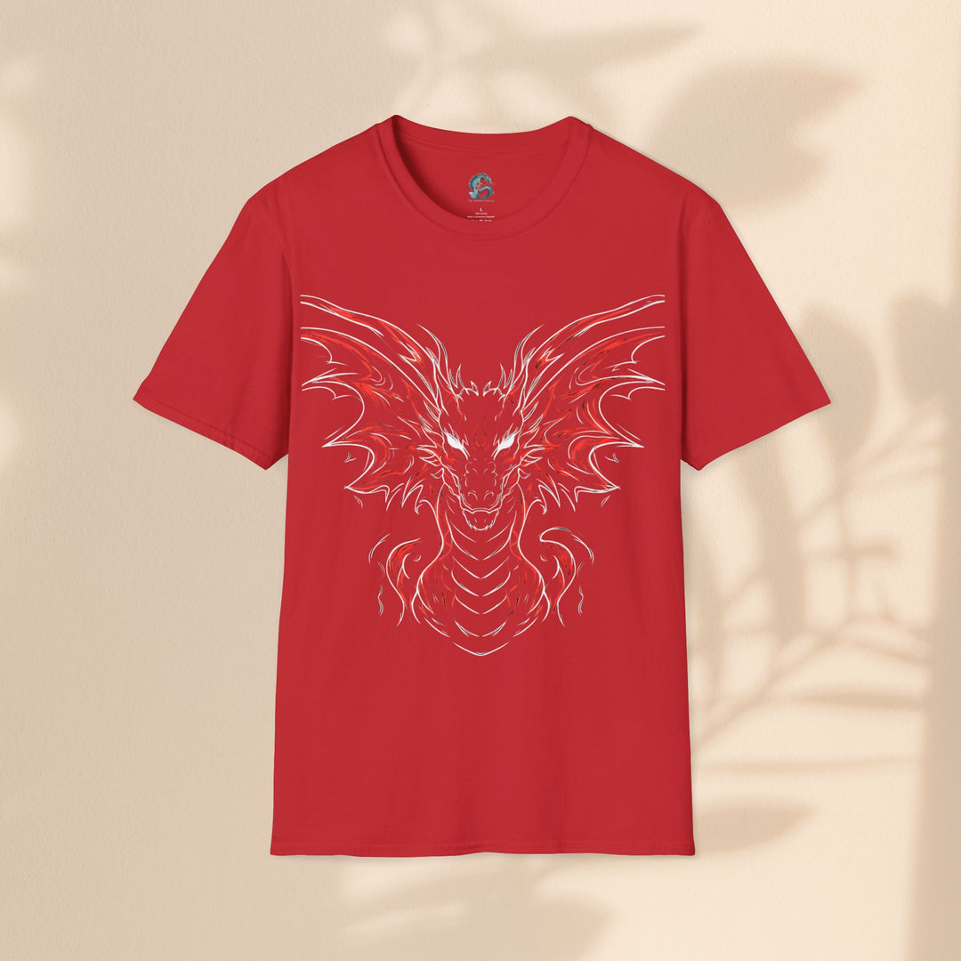 Unisex Softstyle T-Shirt - Electric Dragon