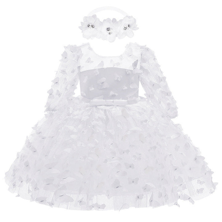 Baby and Toddler Mid-Sleeve Formal Dress