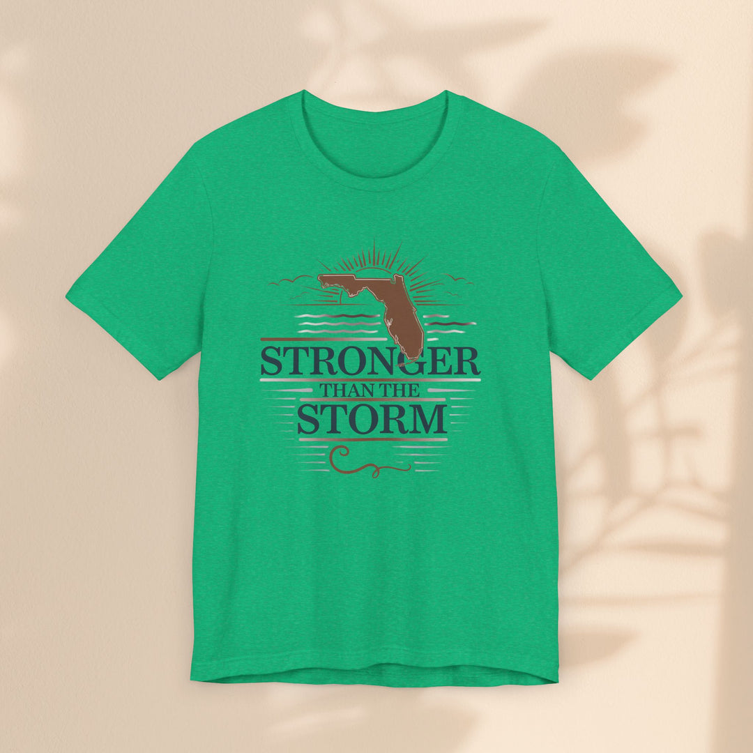 Unisex Jersey Short Sleeve Tee - Stronger Than The Storm