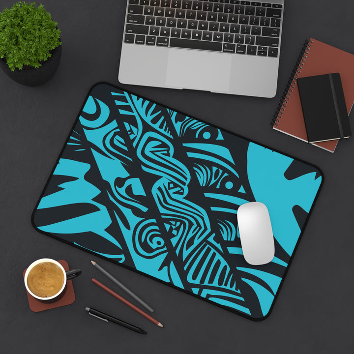 Desk Mat - Tribal Blue