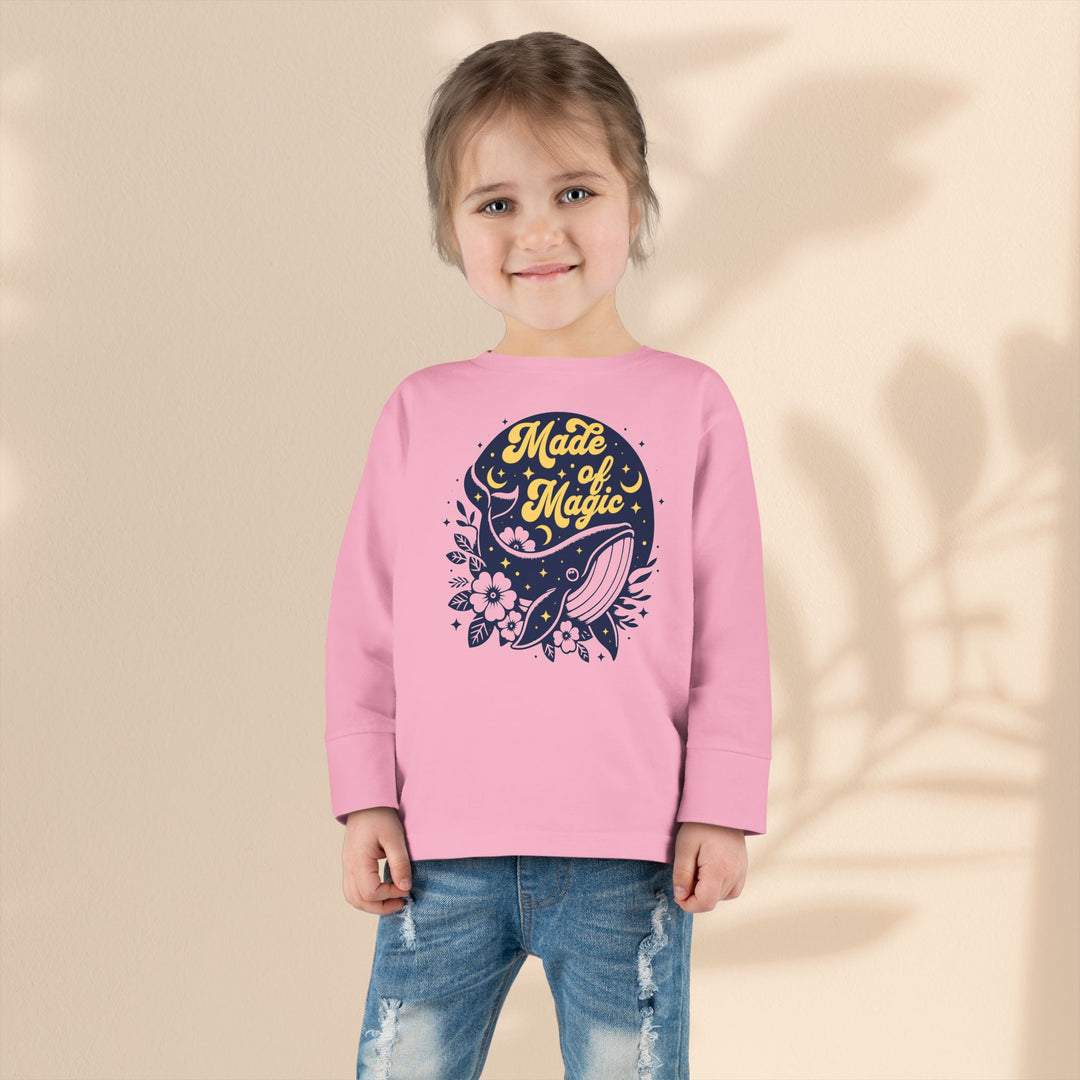 Made of Magic - Toddler Long Sleeve Tee, Kids Clothing