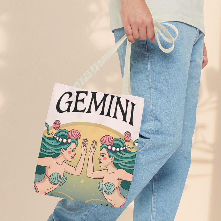Gemini Zodiac Tote Bag, Astrological Bag, Personalized Gift, Astrology Lover, Horoscope Accessory, Birthday Present