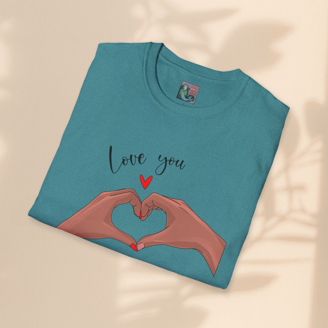 Unisex Softstyle T-Shirt - Love You Heart