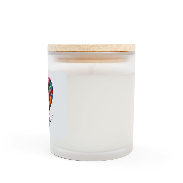 Frosted Glass Candle, 11oz - Love You