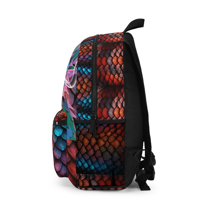 Dragon's Watching Dragon Scaled Backpack | School Backpack, Kids Bag, Art Backpack, Unique Gift for Students