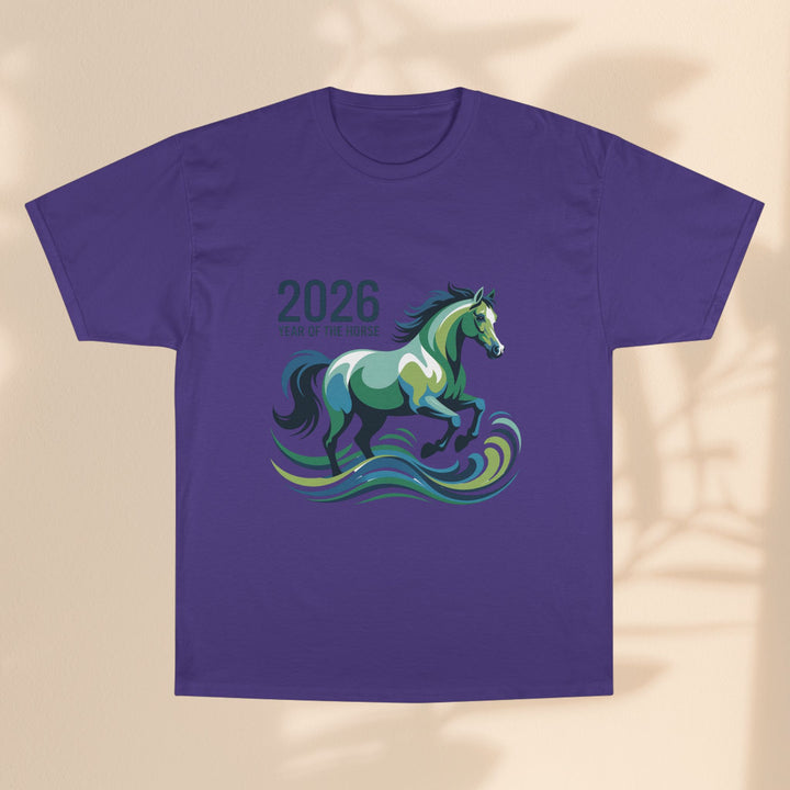 2026 Year of the Horse T-Shirt — Running Horse Graphic