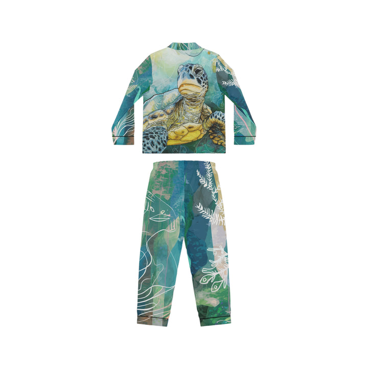 Women's Satin Pajamas — Luxe All-Over Print Sleepwear