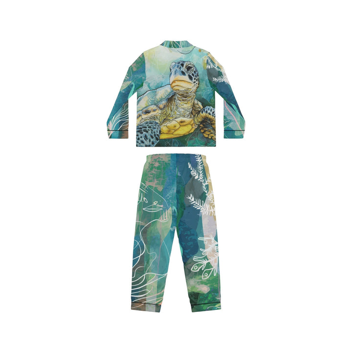 Women's Satin Pajamas — Luxe All-Over Print Sleepwear