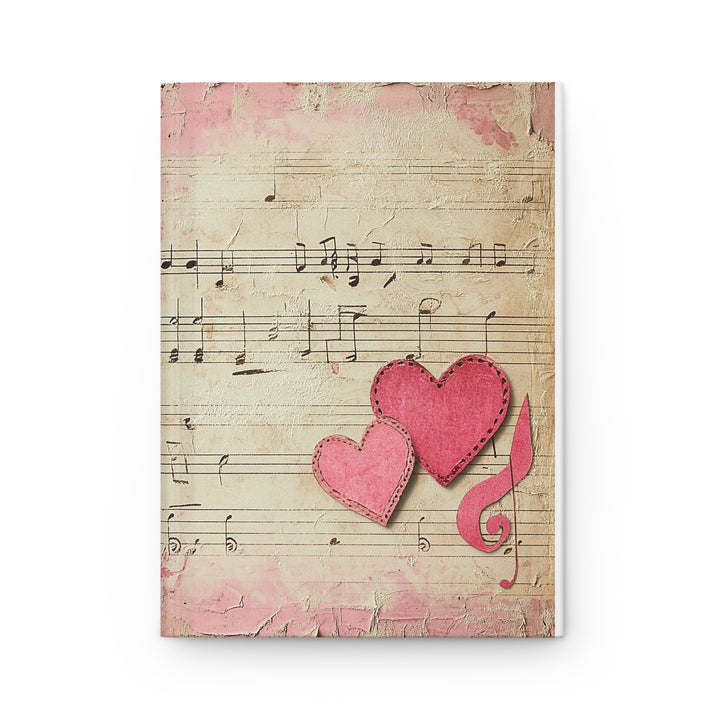 Hardcover Journal Matte - Two Hearts