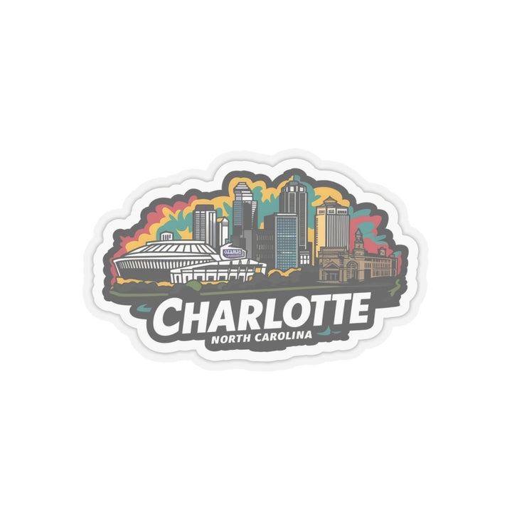 Kiss-Cut Stickers - Charlotte North Carolina