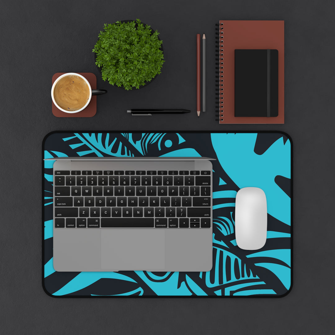 Desk Mat - Tribal Blue