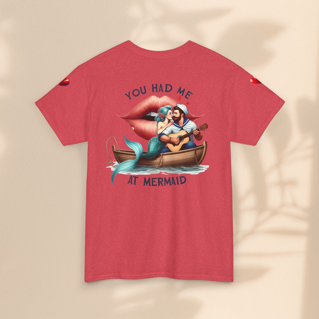 Unisex Heavy Cotton Tee - You Had Me At Mermaid