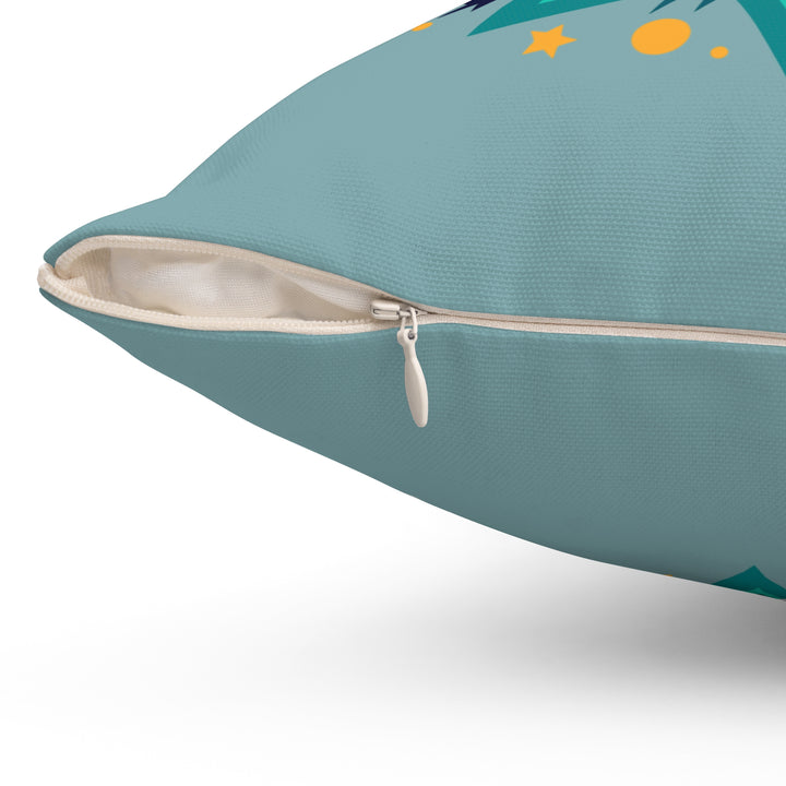 Super Mom Spun Polyester Throw Pillow - Perfect Gift for Mother's Day & Celebrations