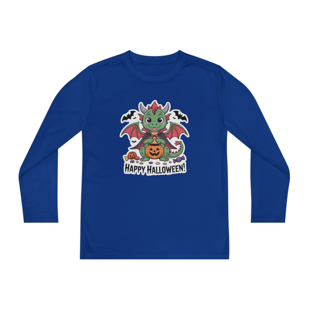 Halloween Youth Long Sleeve Tee – Cozy Kids Shirt for Trick-or-Treating & Parties