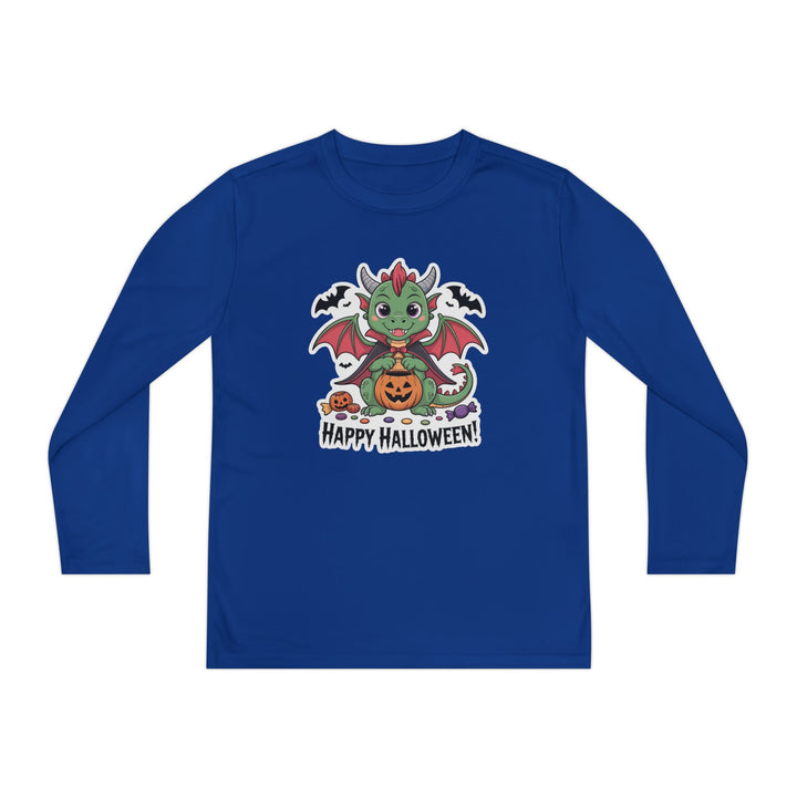 Halloween Youth Long Sleeve Tee – Cozy Kids Shirt for Trick-or-Treating & Parties