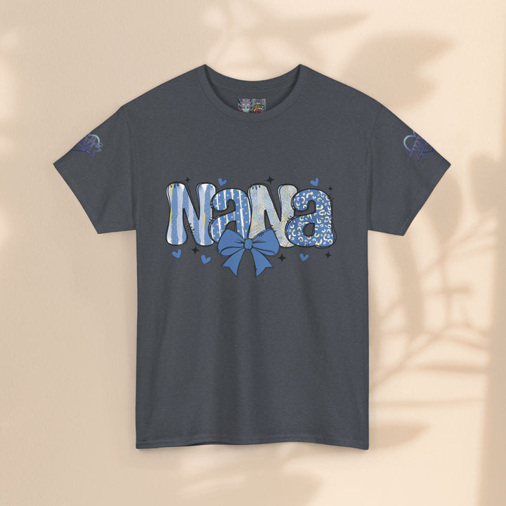 Nana Heavy Cotton Tee - Cute Gift for Grandmothers