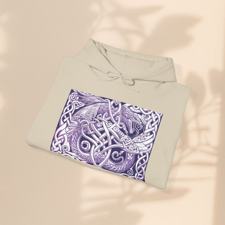 Celtic Dragon Hoodie, Gift for Fantasy Lovers
