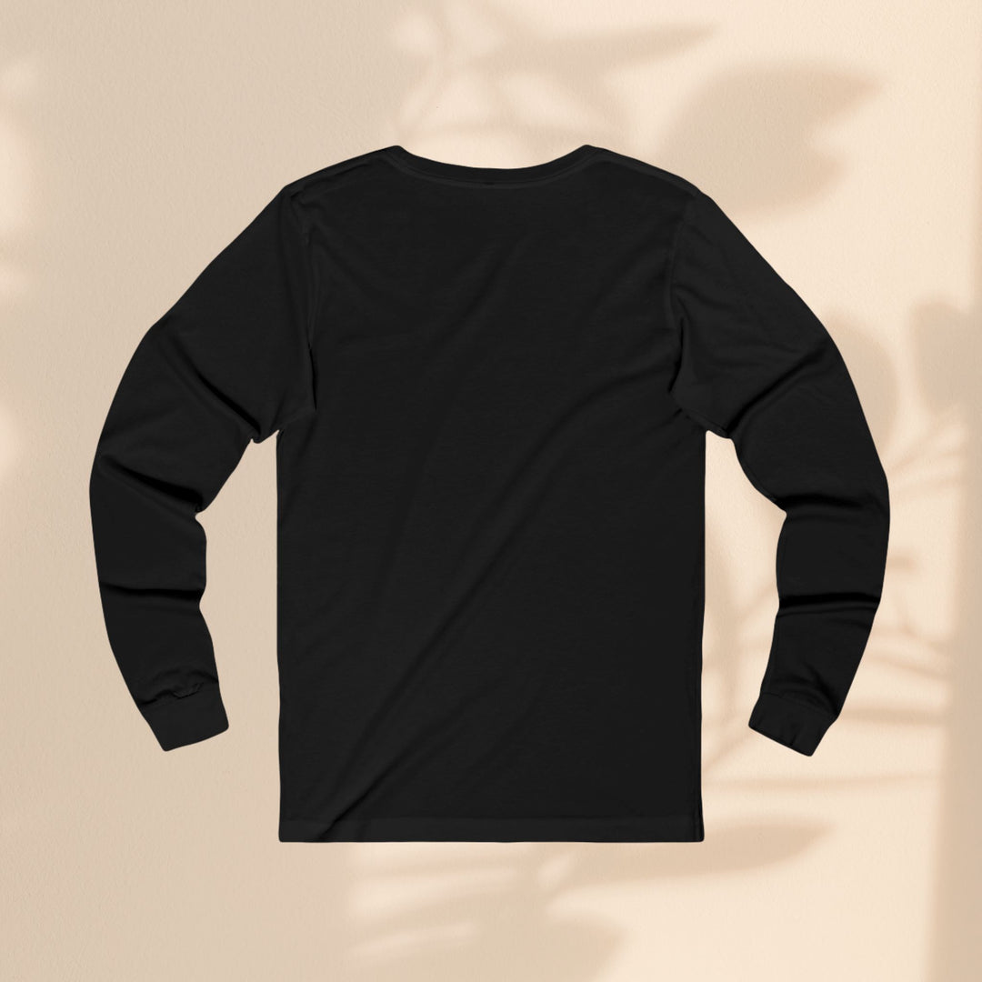 Unisex Jersey Long Sleeve Tee - Merry Christmas Dragon In Black