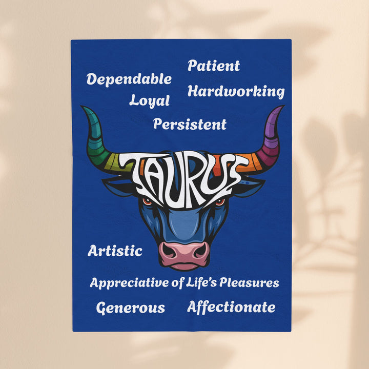 Velveteen Plush Blanket - Taurus