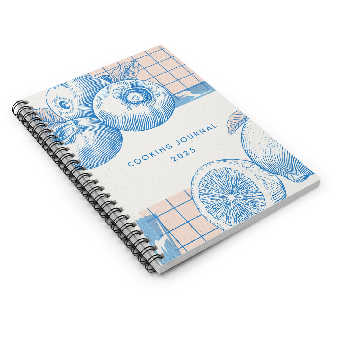 Spiral Notebook - Ruled Line - Cooking Journal 2025