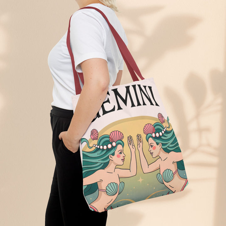 Gemini Zodiac Tote Bag, Astrological Bag, Personalized Gift, Astrology Lover, Horoscope Accessory, Birthday Present