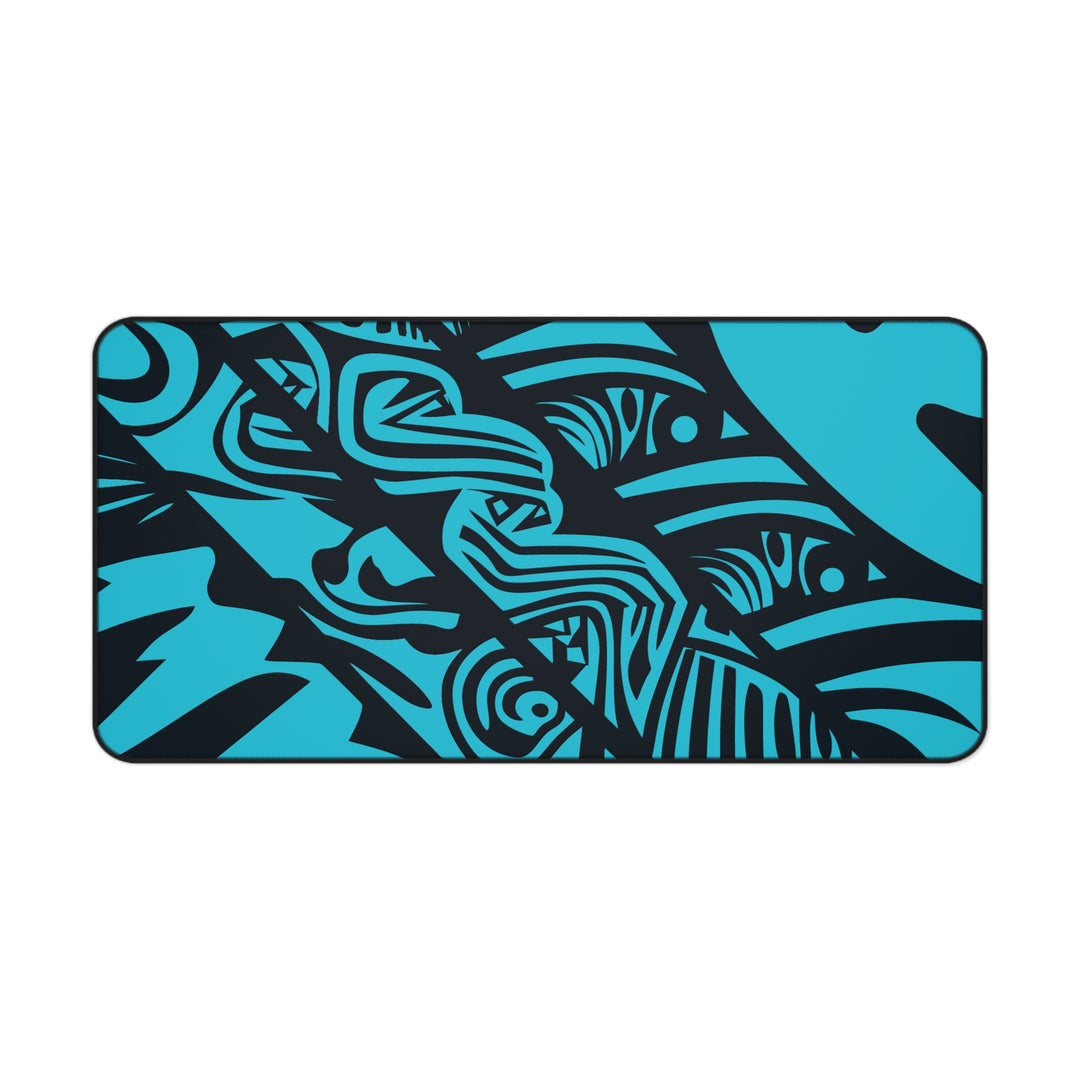 Desk Mat - Tribal Blue