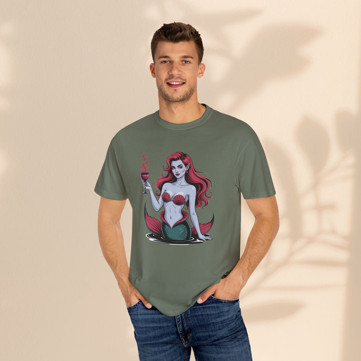 Mermaid-Themed Unisex T-Shirt – Fun Summer Apparel, Beach Lover Gift, Vintage Style Tee