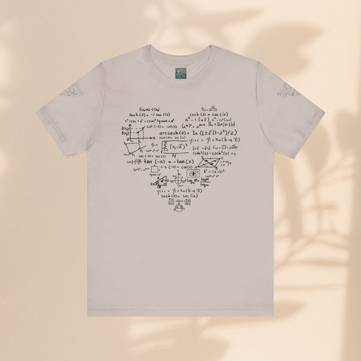 Unisex Jersey Short Sleeve Tee - Math Heart