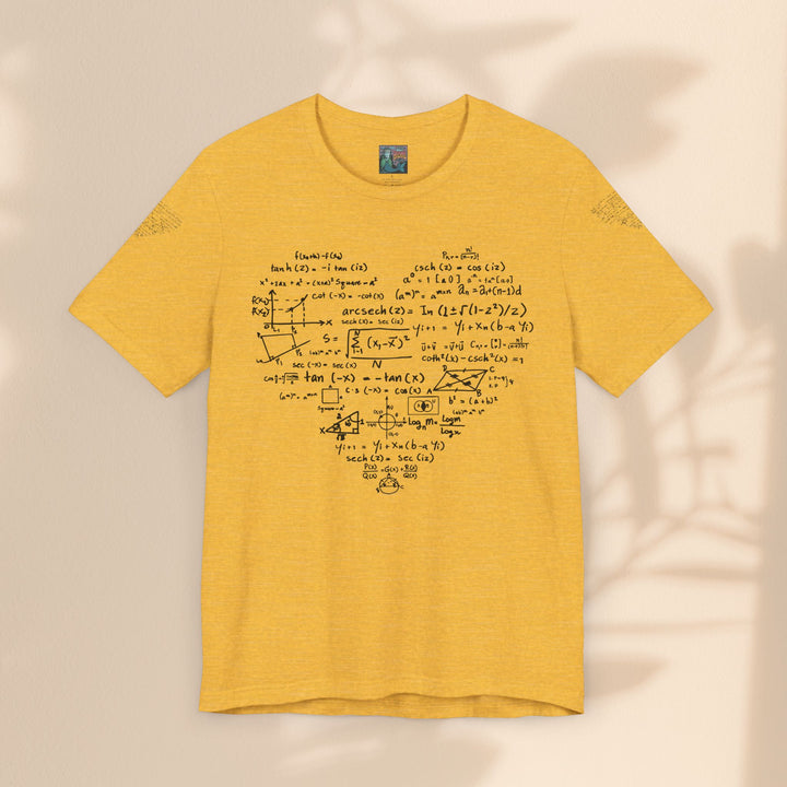 Unisex Jersey Short Sleeve Tee - Math Heart