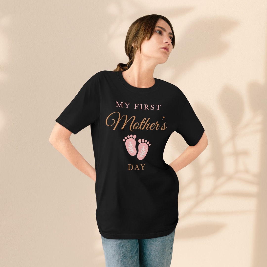 My First Mother's Day Organic T-Shirt - Baby Announcement Tee