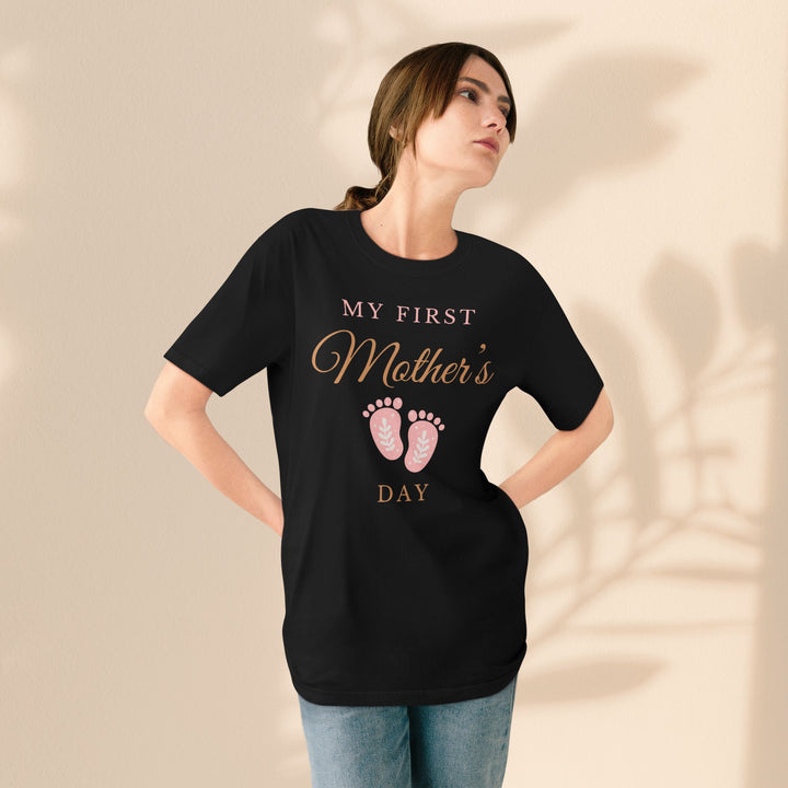 My First Mother's Day Organic T-Shirt - Baby Announcement Tee