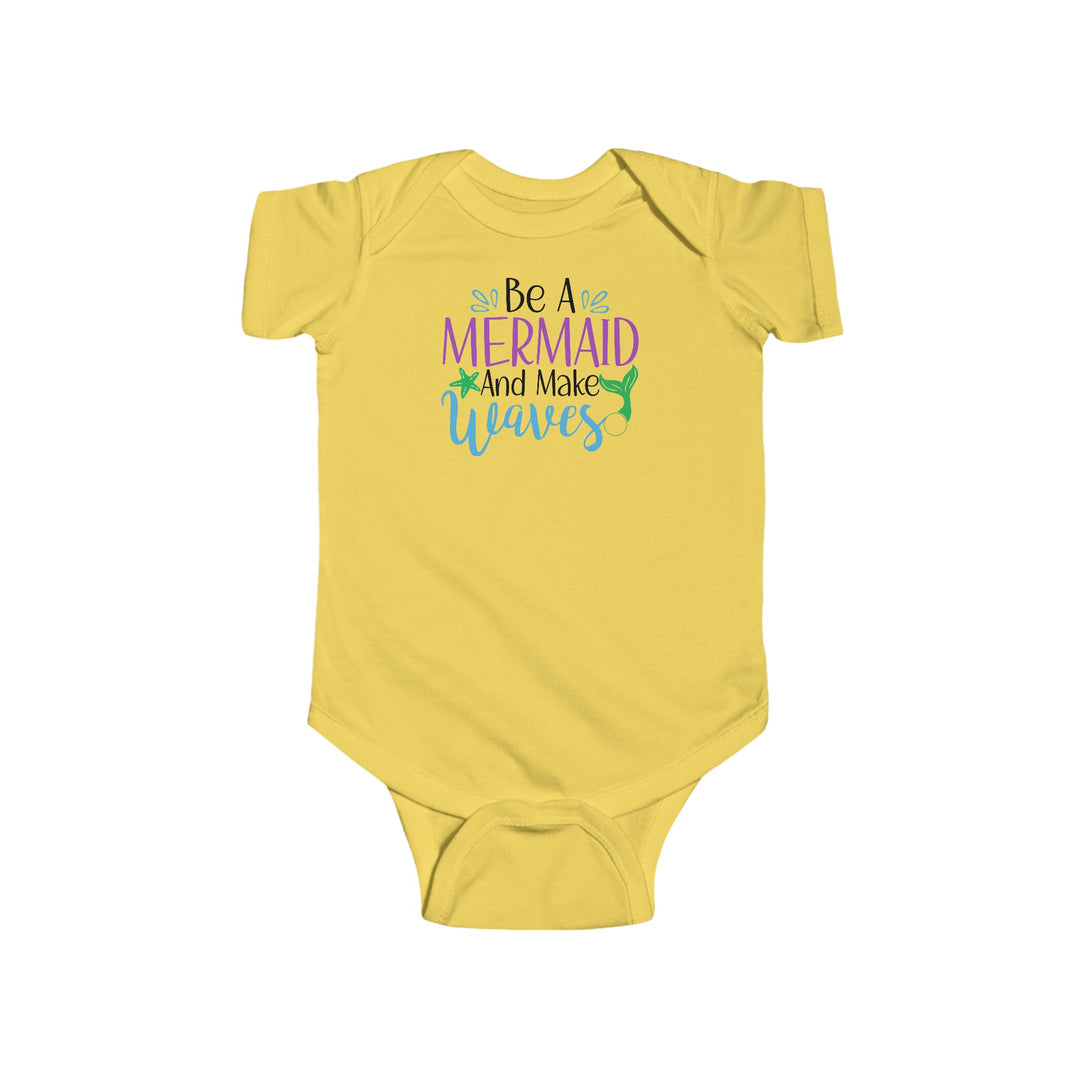 Infant Fine Jersey Bodysuit - Be a Mermad