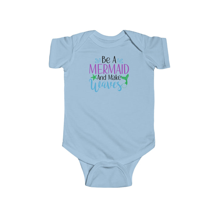 Infant Fine Jersey Bodysuit - Be a Mermad