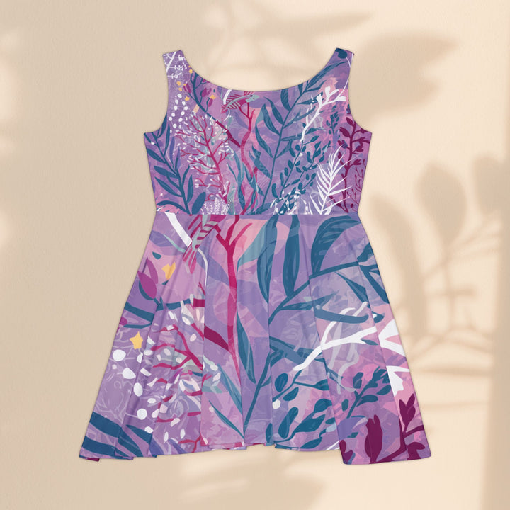 Women's Skater Dress (AOP) - Purple Seaweed