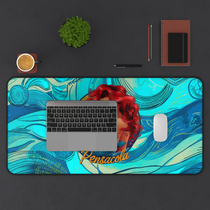 Desk Mat - Pensacola Mermaid