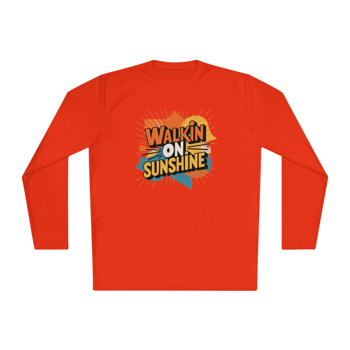 Unisex Lightweight Long Sleeve Tee - Walking On Sunshine