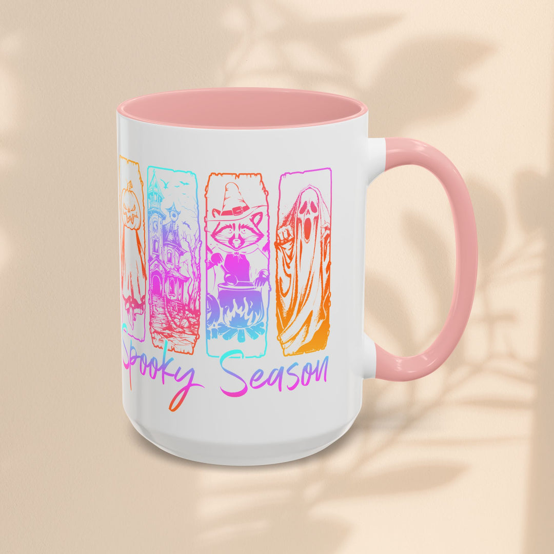Spooky Season Accent Coffee Mug – Halloween Ceramic Cup (11oz, 15oz)