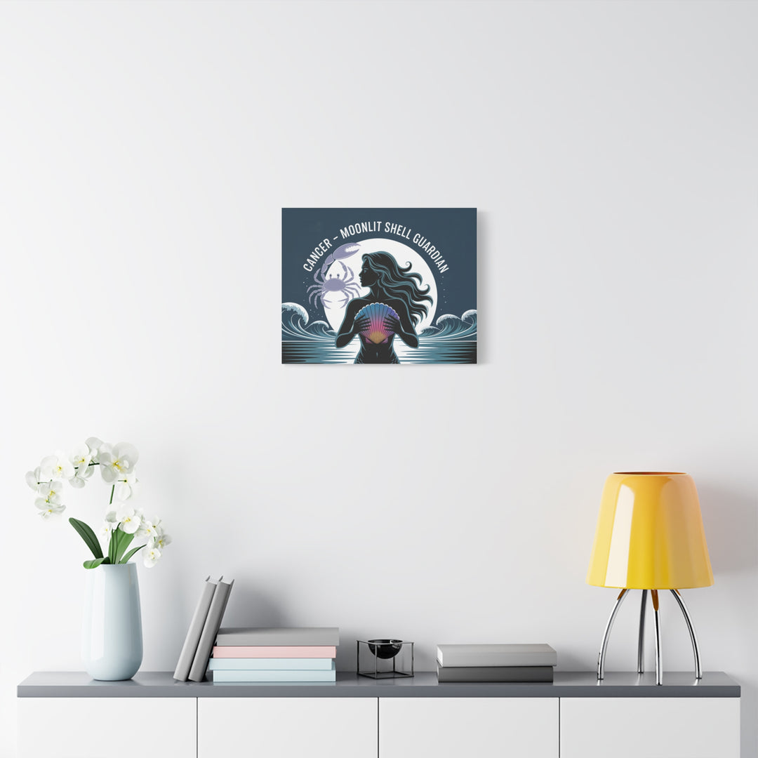 Zodiac Cancer Matte Stretched Canvas Wall Art