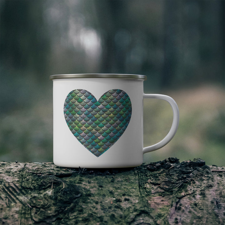 Enamel Camping Mug - Mermaid's Heart