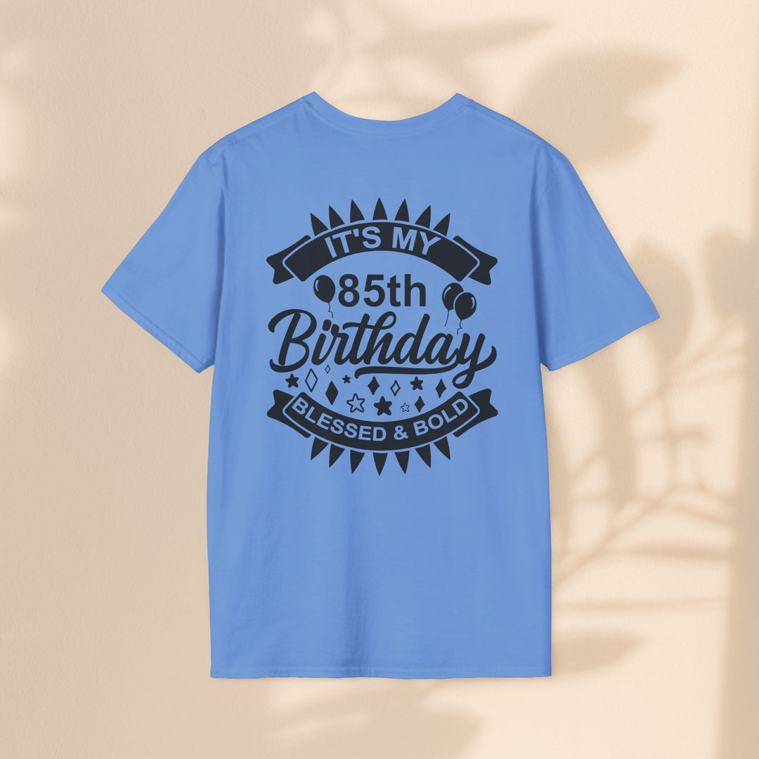 85th Birthday Celebration T-Shirt, Unisex Softstyle Tee for 85th Birthday, Milestone Birthday Gift, Birthday Party Outfit, Cute [...]
