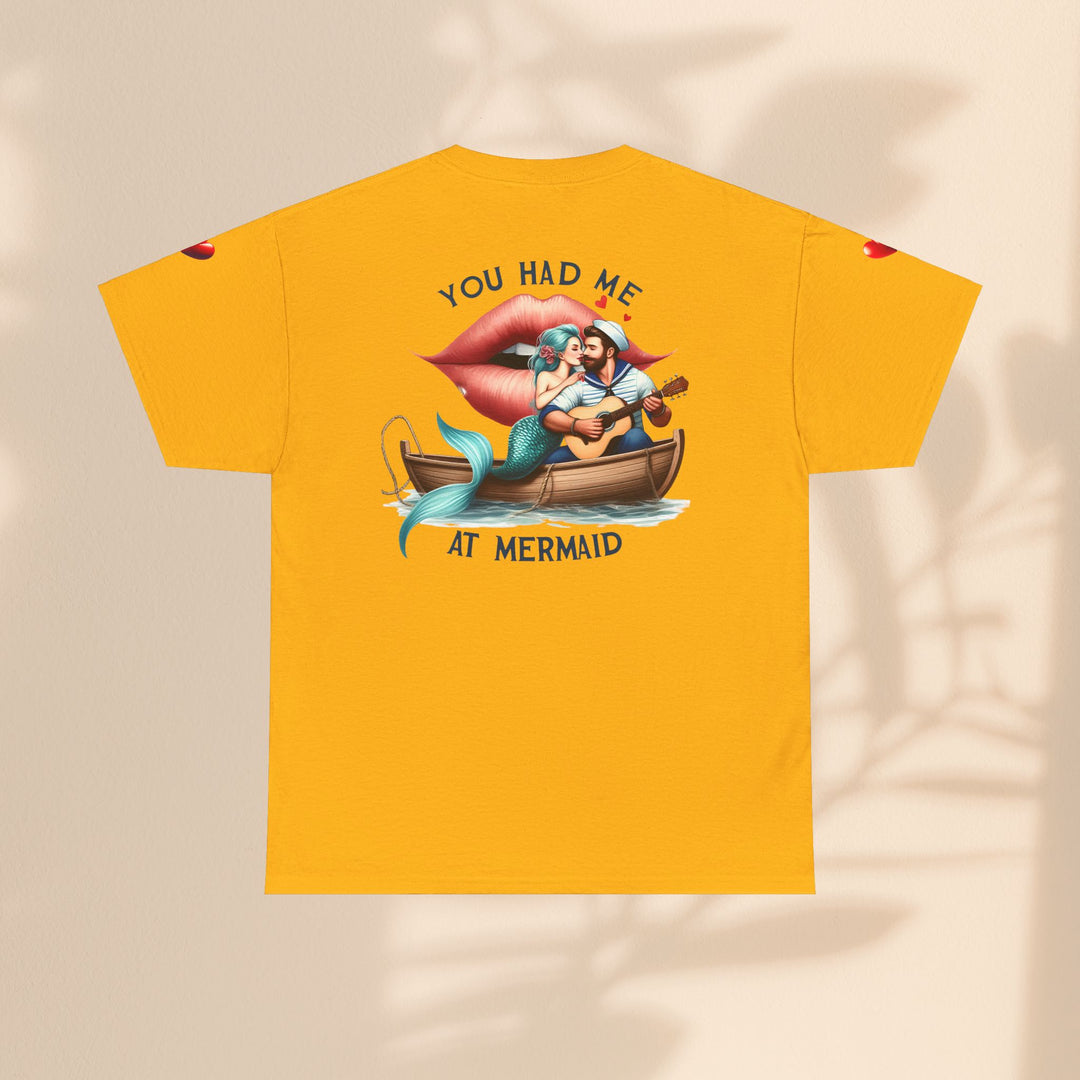 Unisex Heavy Cotton Tee - You Had Me At Mermaid