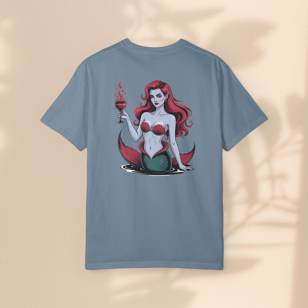 Mermaid-Themed Unisex T-Shirt – Fun Summer Apparel, Beach Lover Gift, Vintage Style Tee