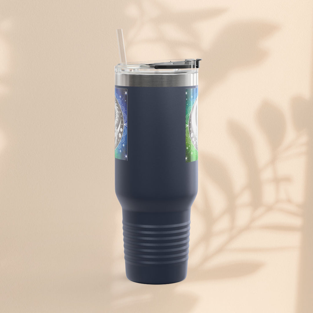 Galaxy Dragon Insulated Travel Mug - 40oz Eco-Friendly Water Bottle, Perfect for Camping, Road Trips, Gifts for Him/Her, Motivational Cup